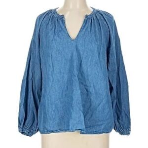 Old Navy Blue Denim Women's Top
